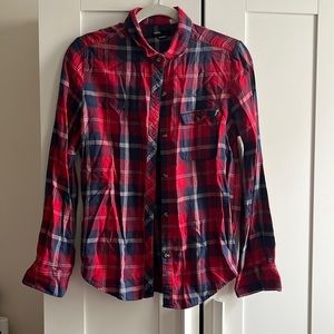 Medium BDG Red and Blue Flannel